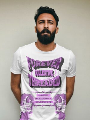 Forever Threaded Tee (White)